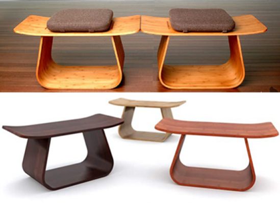 Becca stool, Three finishes